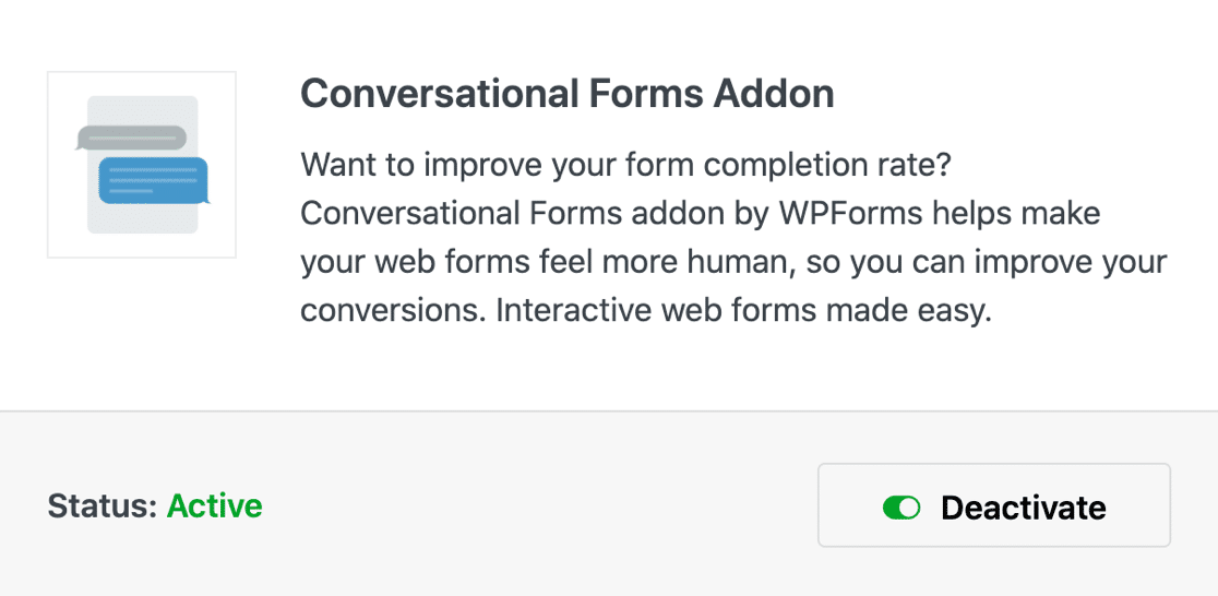 Complemento de formularios conversacionales WPForms