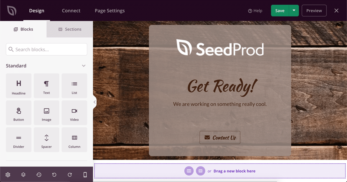 SeedProd 維護模式模板