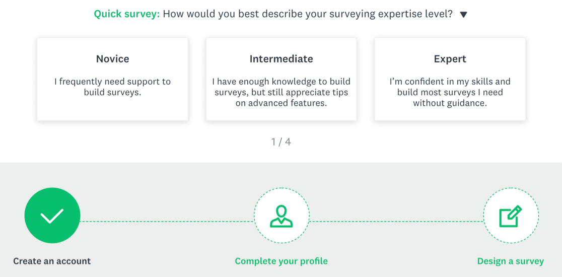 SurveyMonkey - เริ่มต้น