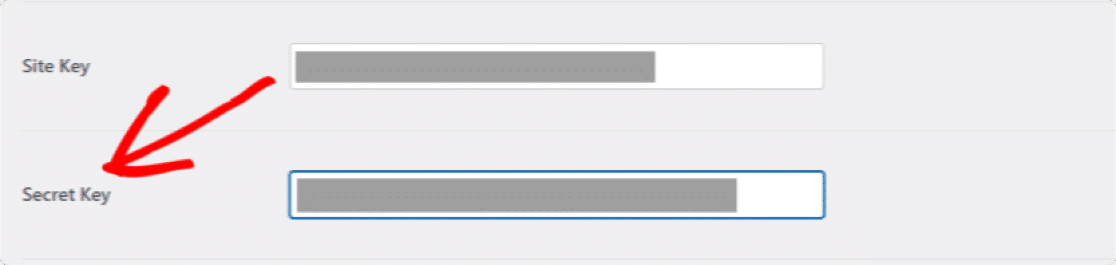 将 hCaptcha 密钥添加到 WPForms