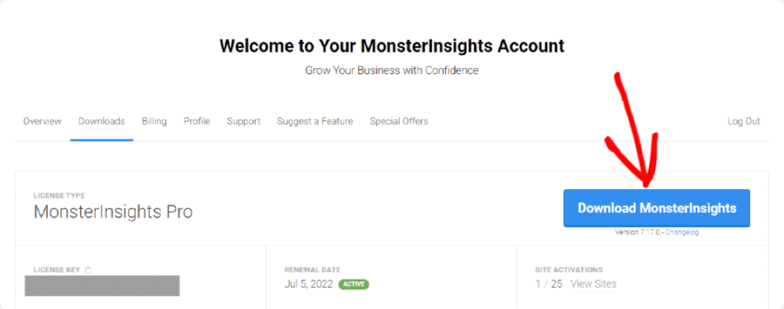 descargar monsterinsights