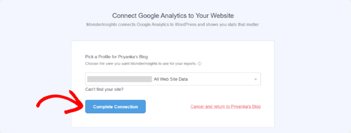 configuração completa do monsterinsights