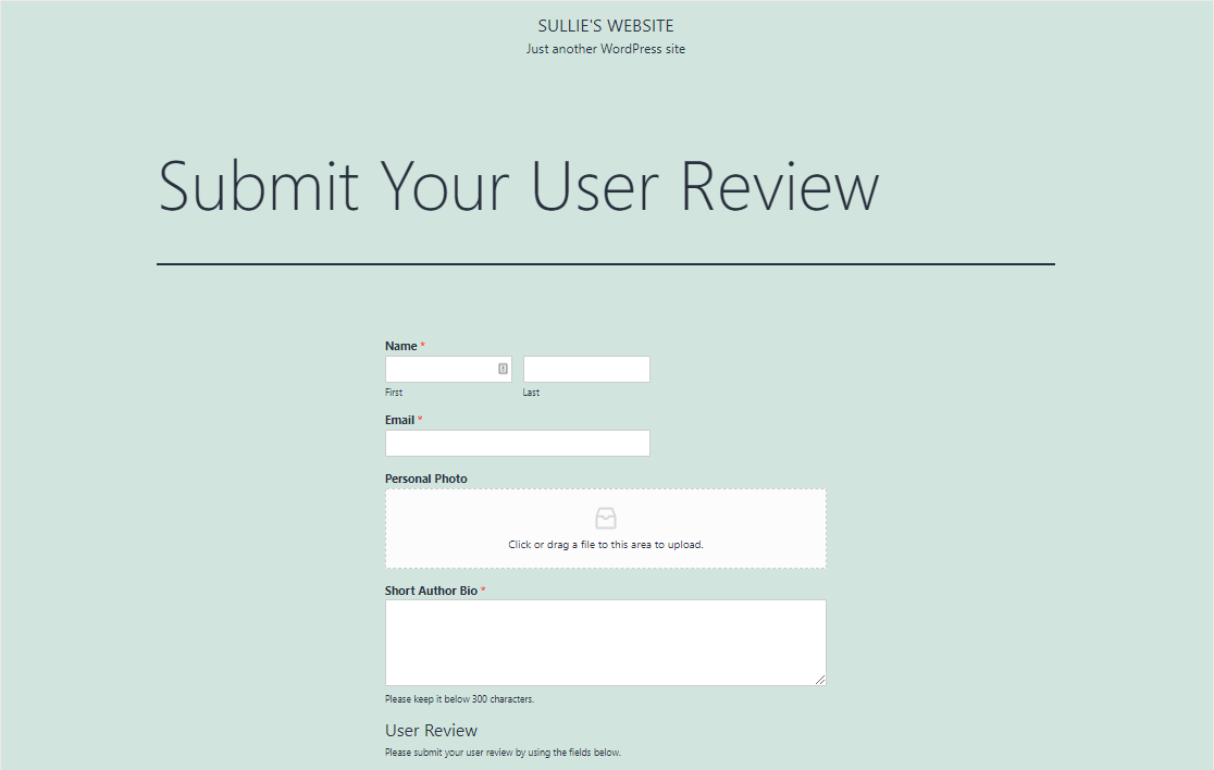 formulir selesai di situs web