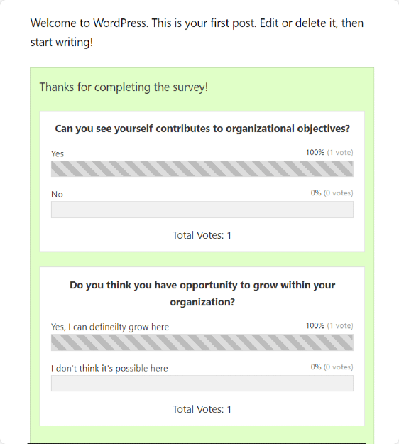 Informe de encuestas en tiempo real