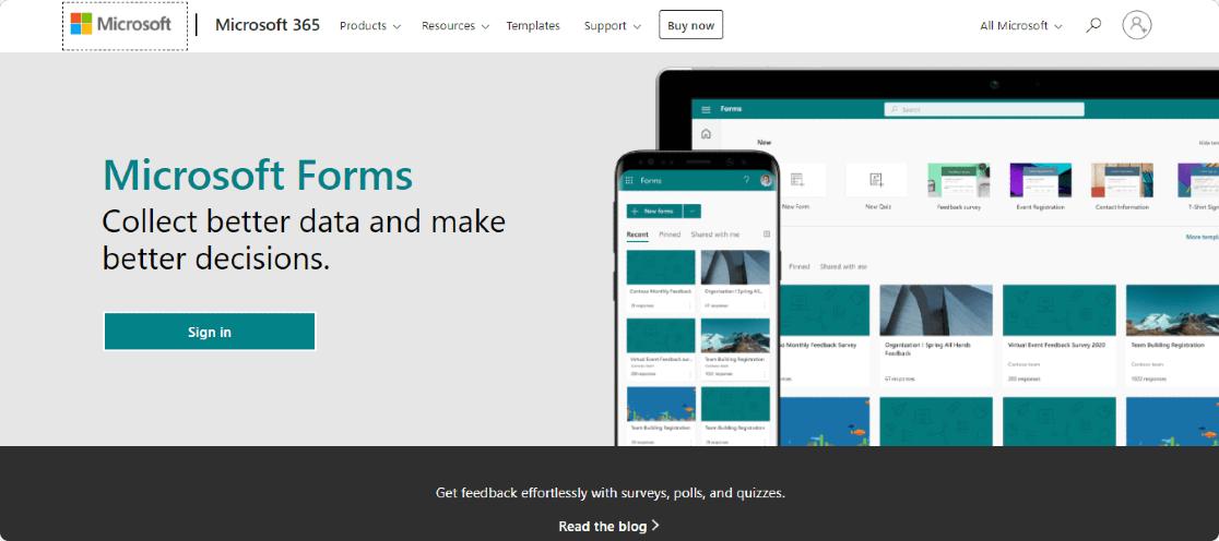 Panoramica di SurveyMonkey vs Microsoft Forms vs WPForms