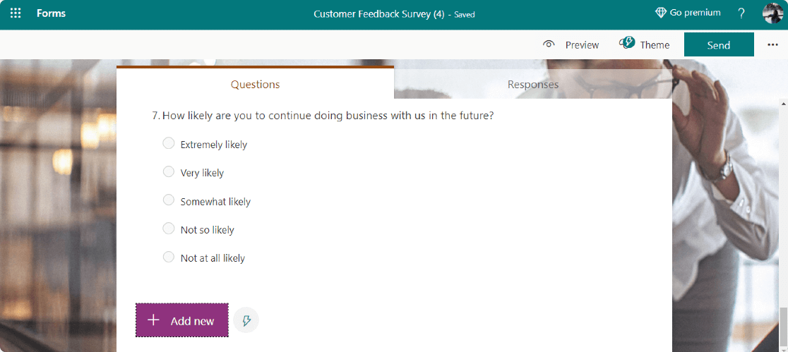 Microsoft Forms dodaje nową funkcję