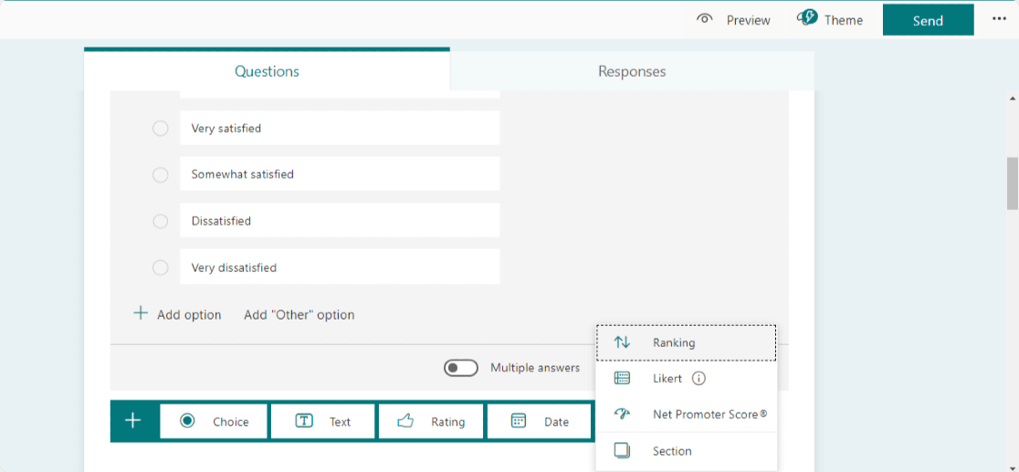 Fitur Microsoft Forms