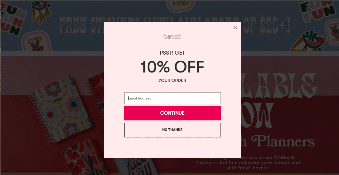 coupon bando