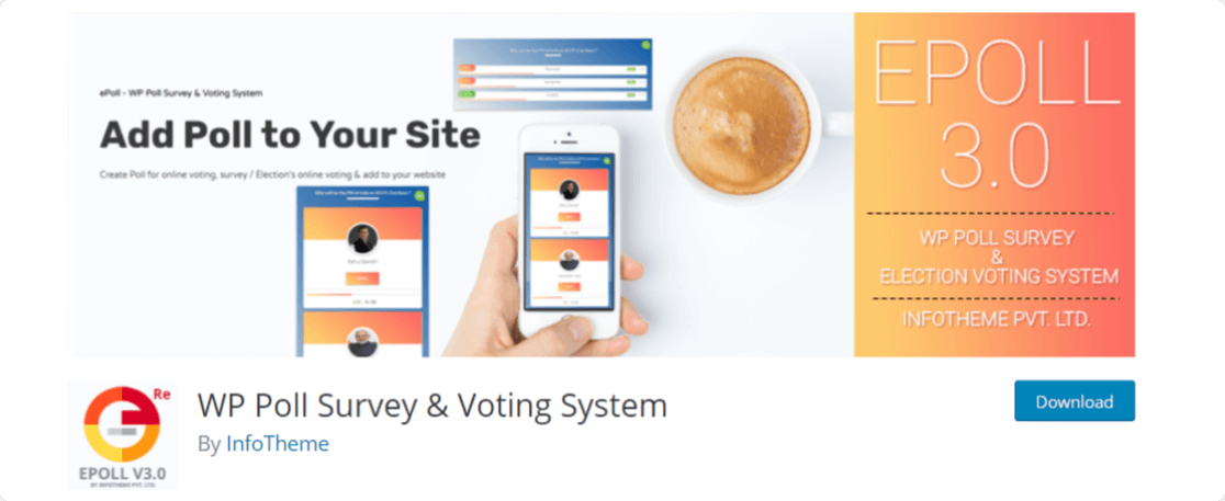 WP Poll Survey & Voting System