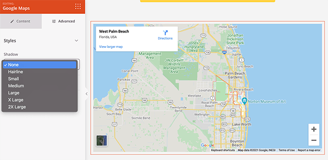 Seedprod-google-map-features