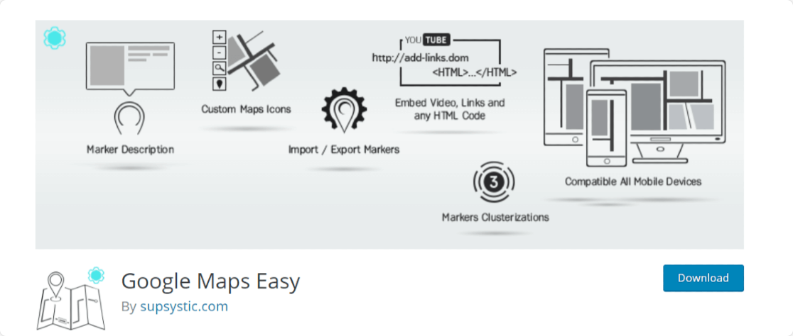 Google Maps Easy: plugin per mappe di WordPress