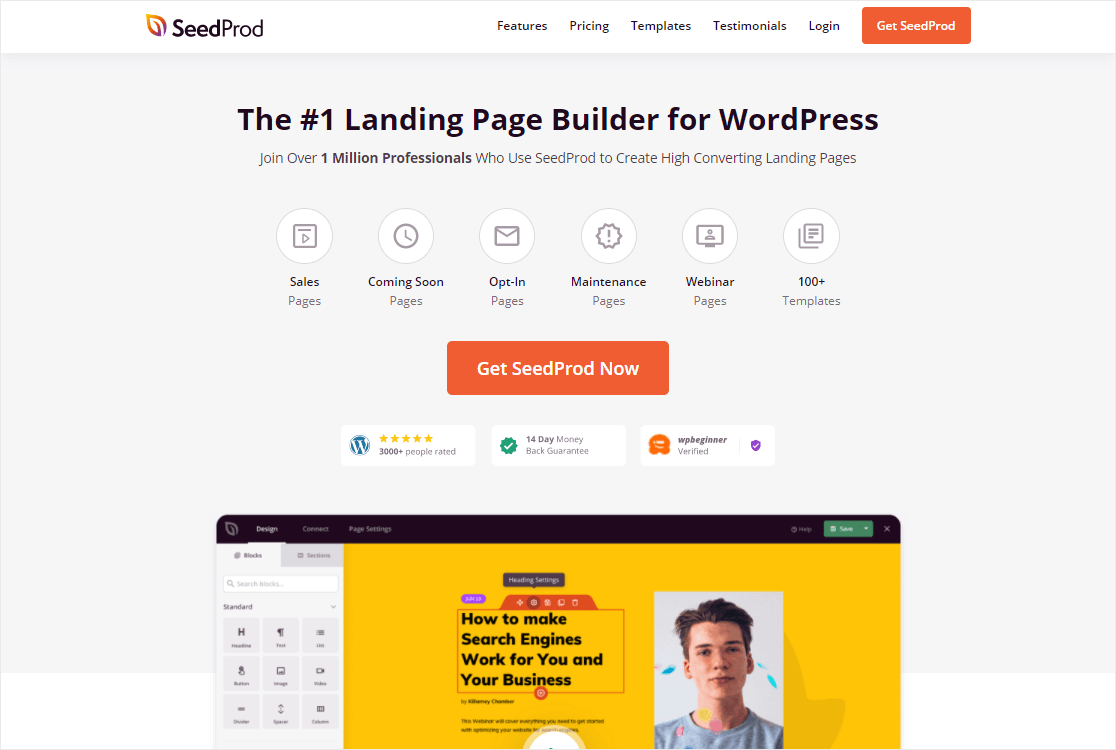 Seedprod-Landingpage-Builder