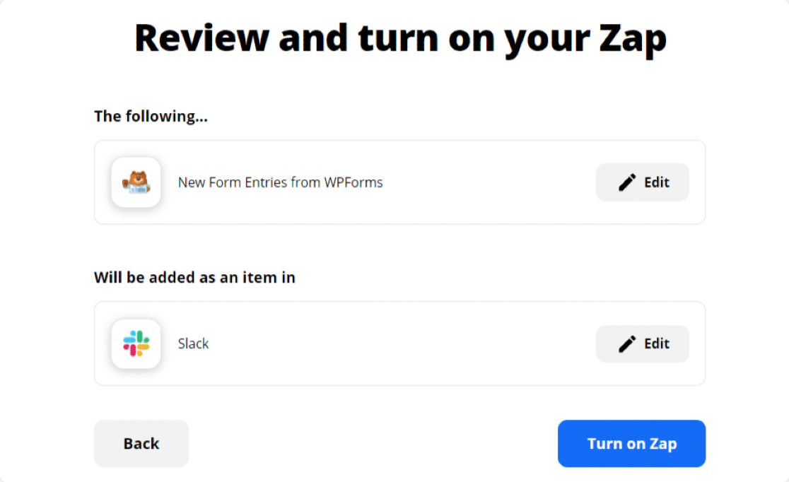 review-zap, чтобы получать уведомления о слабости из форм WordPress