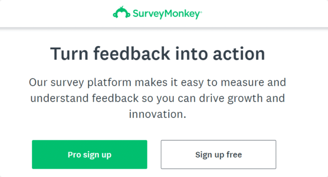 SurveyMonkey 기능